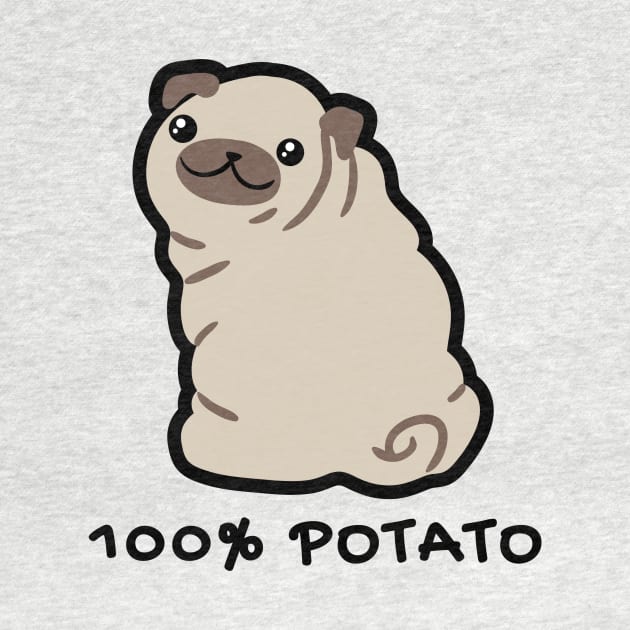 100% Potato Pug Light by itsirrelephant